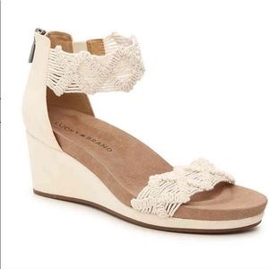 Lucky Brand Kaydyn Crotchet Wedge Sandal